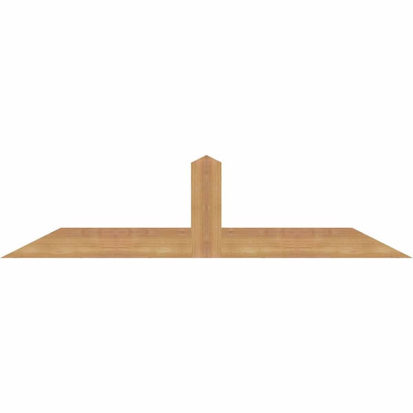 Ekena Millwork Portland Smooth Timber Gable Bracket, Western Red Cedar, 48"W x 12"H x 1 1/2"D x 3 1/2"F, 6/12 Pitch GBW048X12X0204POR00SWR - main